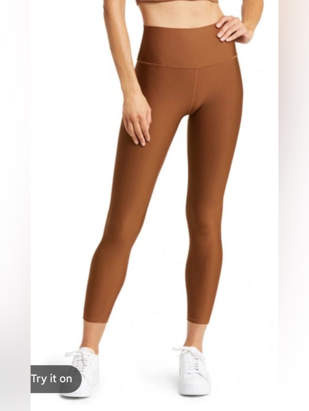 ALO Yoga High-Waist Brown Leggings